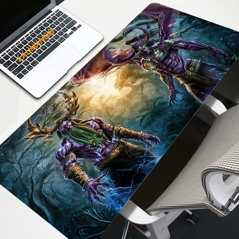 

World of Warcraft Mouse pad oversized lock edge thickening creative simple lovely customizable game mousepad
