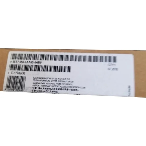 Новый оригинальный 6ES7550-1AA00-0AB0 S7-1500 высокоскоростной таймер 6ES7 550-1AA00-0AB0 спот |