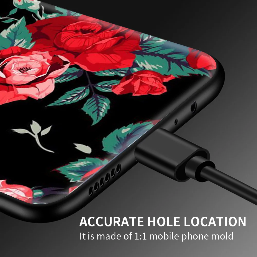 

Flowers Silicone TPU Case for Samsung Galaxy A50 A70 A40 A30 A10 A10E A20 A20S Luxury Soft Phone Cover Shell