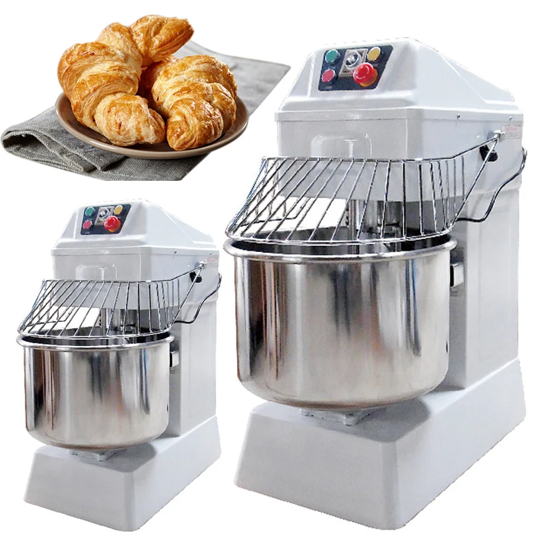 

20/30/40/50/60L Commercial Spiral Bread Dough Mixer Double Speed Flour Mixing Dough Kneading Machine For Bread Bakery Shop