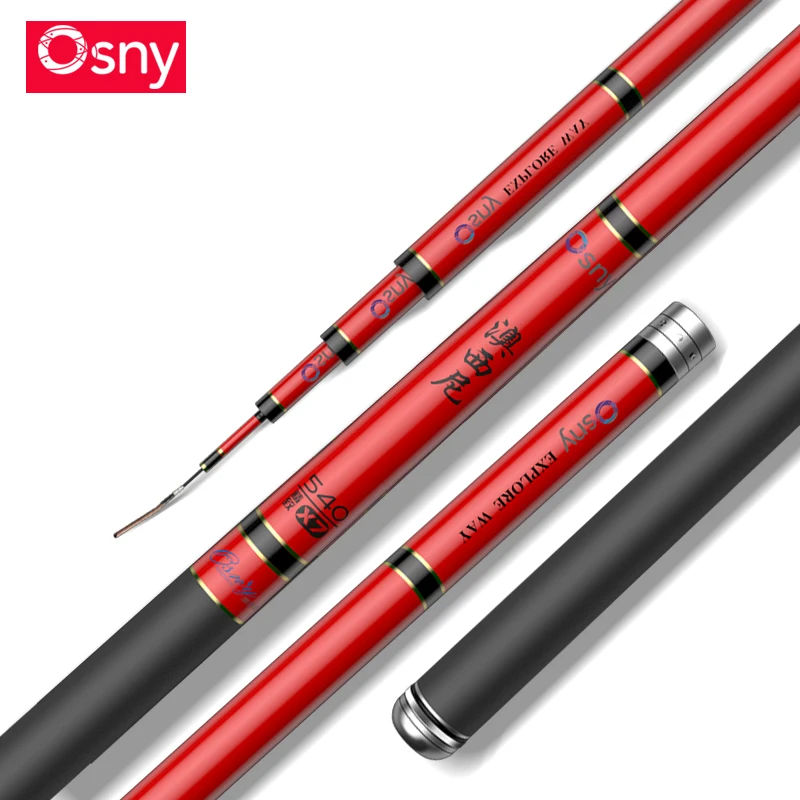 Aussini рыболовная удочка ультра светильник супер жесткая набор рыболовных снастей