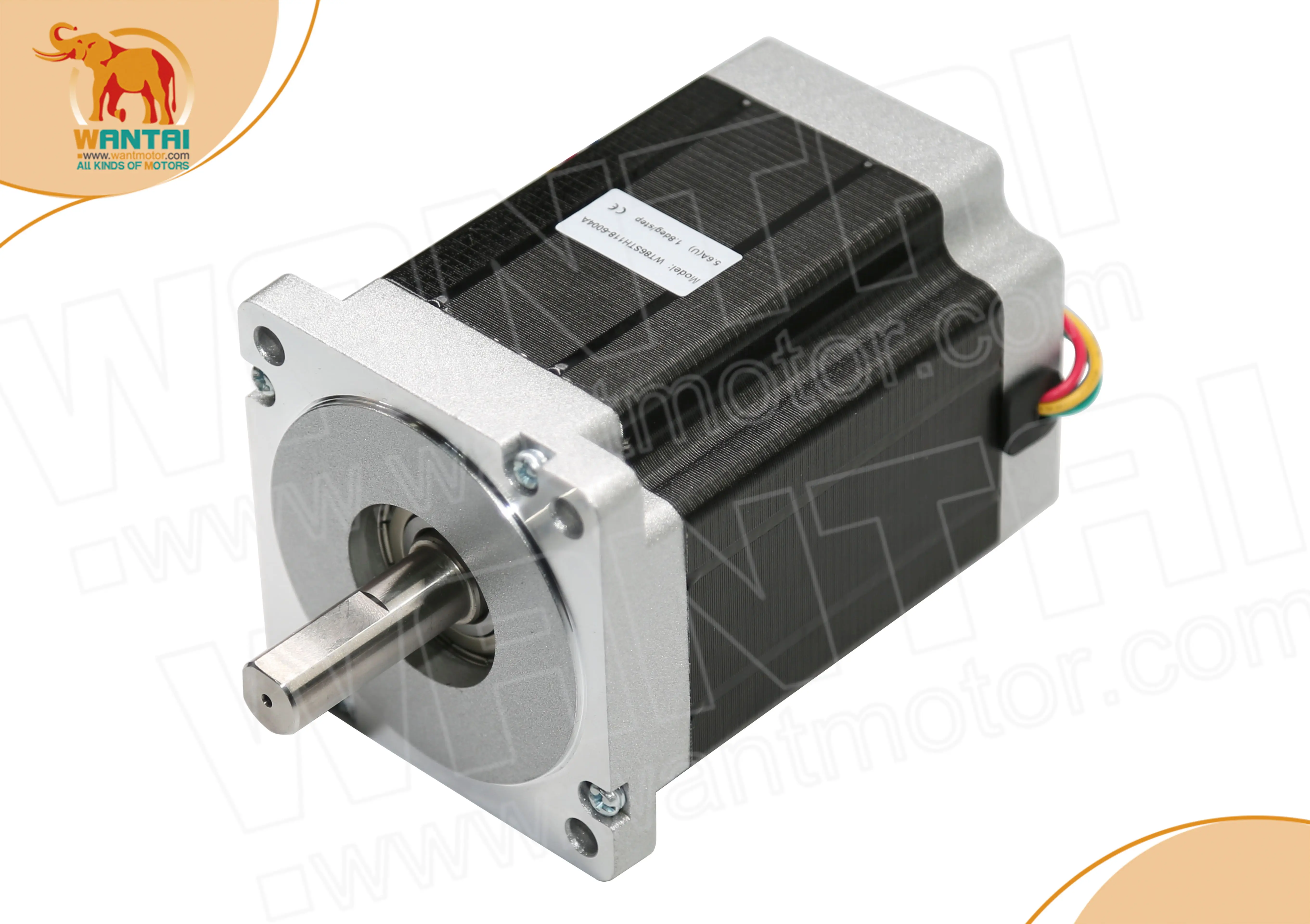 CNC 3Axis Nema34 Wantai Stepper Motor 1232OZ-IN 5.6A Single Shaft high torque WT86STH118-6004A &amp Driver DQ860MACNC плазменная