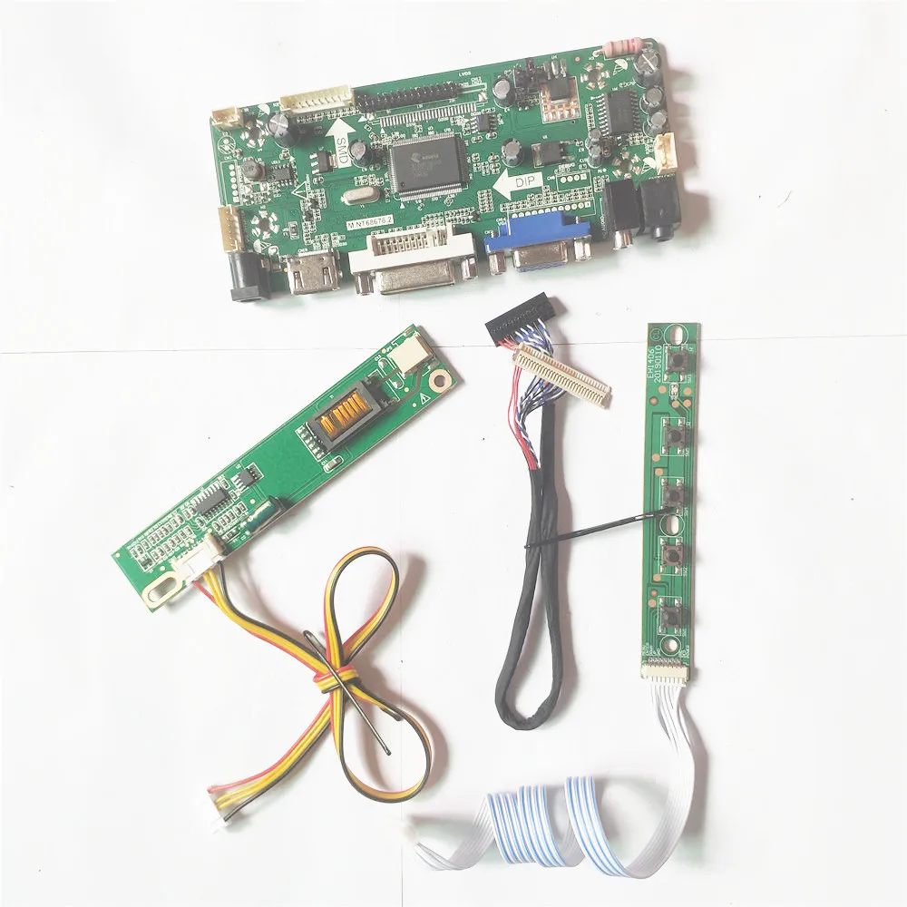 Для HSD150PU13 A HSD150PU15 М. NT68676 плата контроллера 1600*1200 15 &quot совместимому с HDMI VGA DVI LVDS 30Pin