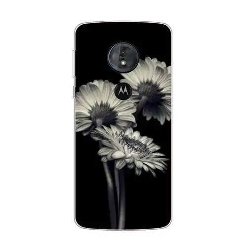 Чехол для Motorola Moto g6 play, силиконовая Мягкая задняя крышка из ТПУ с цветочным рисунком для Motorola Moto g6 plus, Защитные чехлы для телефонов - Цвет: LL19