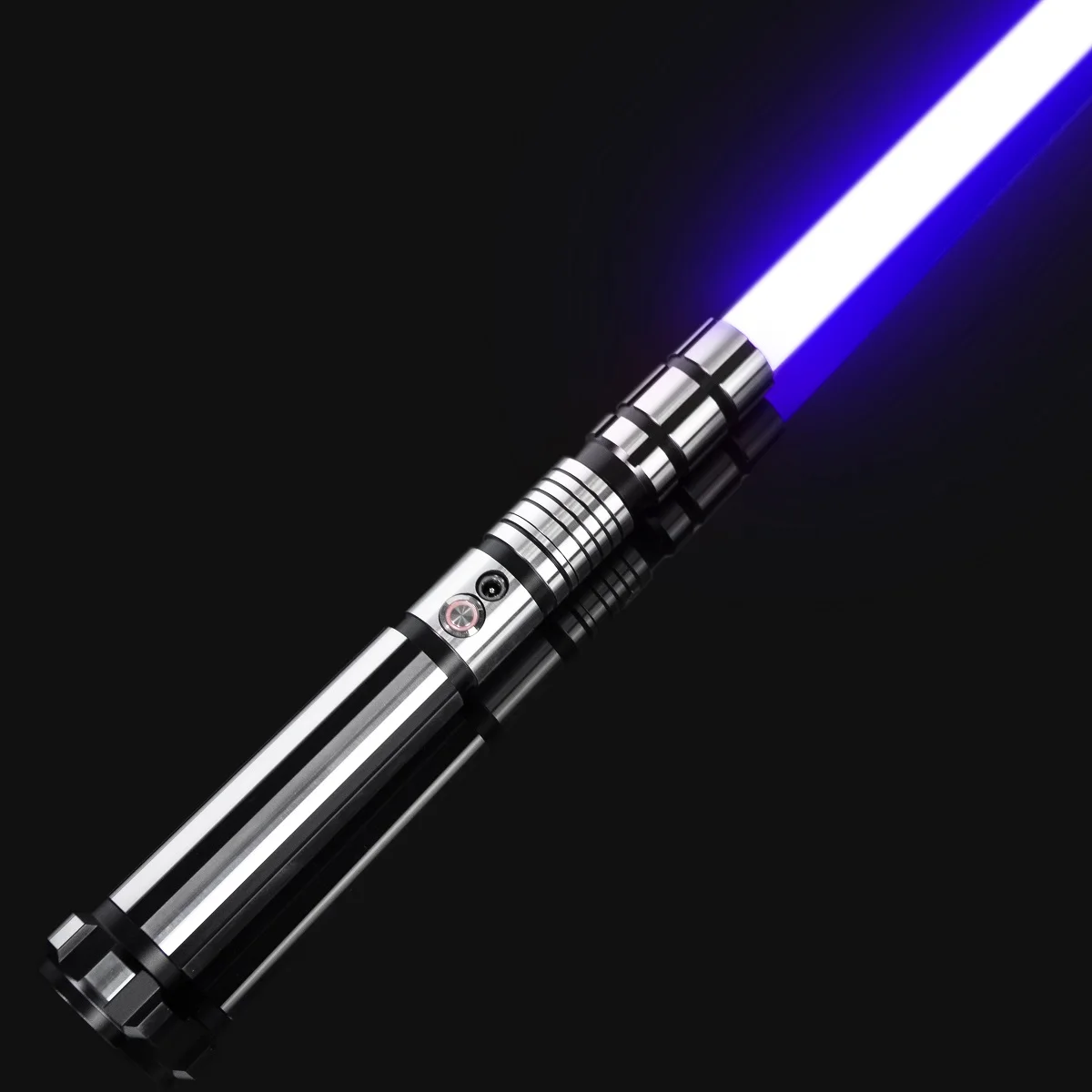 

DamienSaber Heavy Dueling Xeno Pixel Lightsaber Sensitive Smooth Swing Light Saber Metal Hilt with 12 Sound Fonts Motion Control