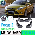 Брызговики для Ford Focus 2, MK2, MK2.5, для салона Sedan, 2005  2011