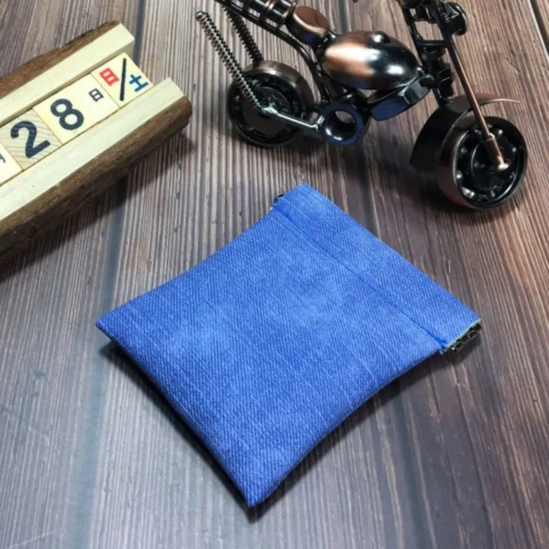 Кошелек из матовой кожи для мужчин и женщин маленький бумажник мелочи с прочной