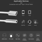 Адаптер для наушников для телефона Android Type-c  2-in-1 адаптер для наушников и аудиокабеля 3,5 мм