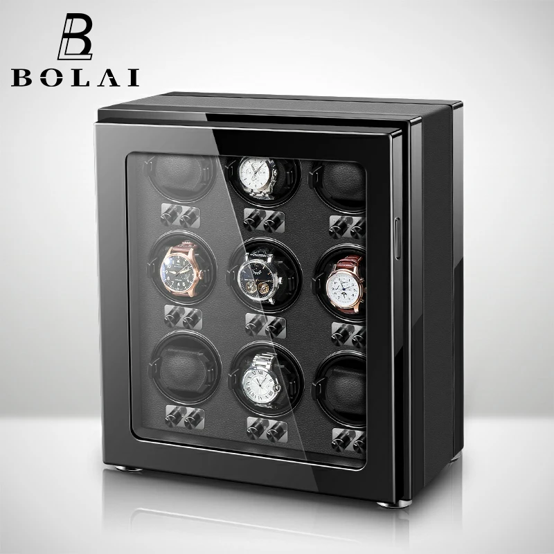 Автоматическая намотка для часов BOLAI роскошный механический Сейф наручных с 1 2 3 4