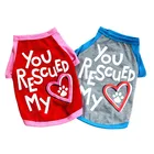 Мягкая хлопковая Милая футболка для домашних животных, одежда для собак, жилет с принтом для мужчин, рубашки для домашних животных на весну и осень, удобные и дышащие