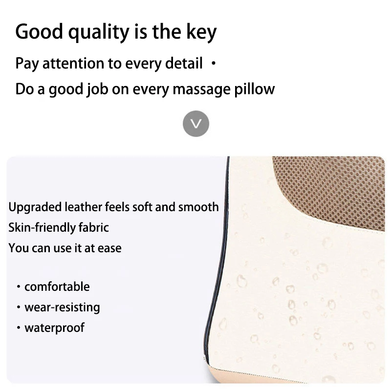 

Multifunctional household massager Electric massage tool for whole body use Relieve neck and back pain jade massage pillow