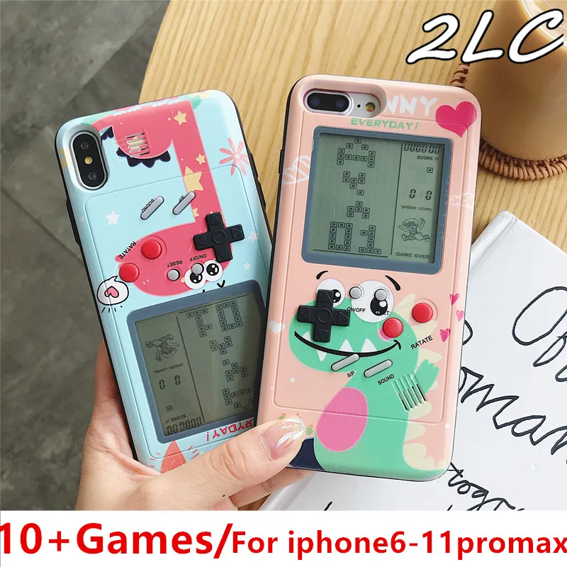 Чехол для телефона Gameboy Tetris 2LC чехол iphone 11 Pro X 6 6s 7 7plus 8 8plus XS Max XR Play Blokus игровой