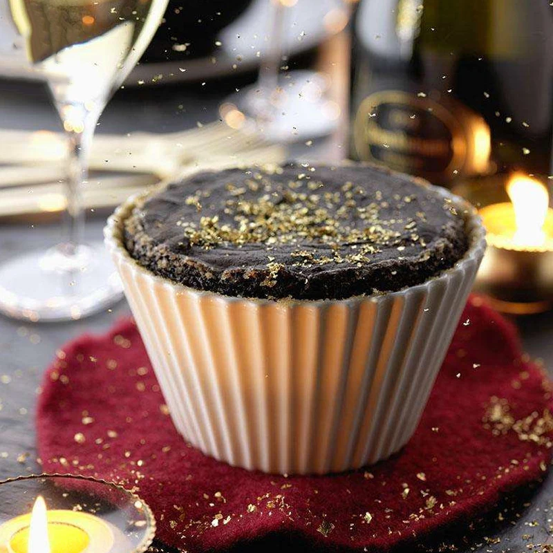 Съедобная имитация золотых хлопьев золотые фольги осколки серебряного золотого