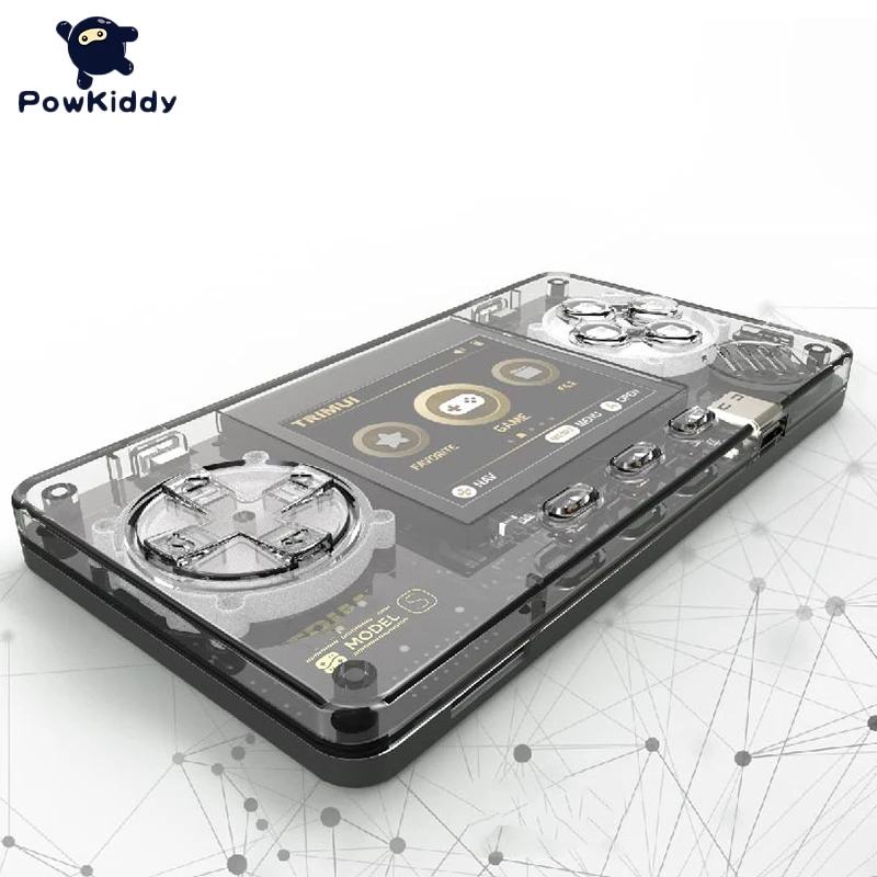 

POWKIDDY MINI A66 portable retro pocket electronic handheld game machine 2.0-inch color LCD 15000 game TRIMUI children's gift