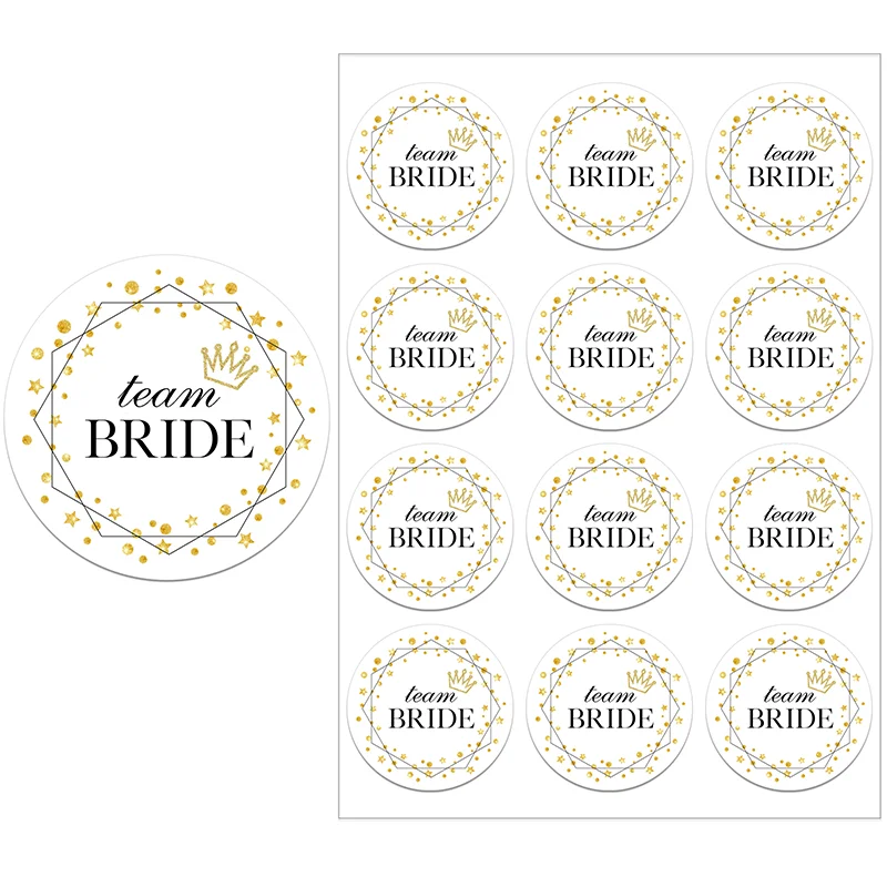 Надпись Невеста тройник стикер для подружки невесты вечерние наклейки девичник