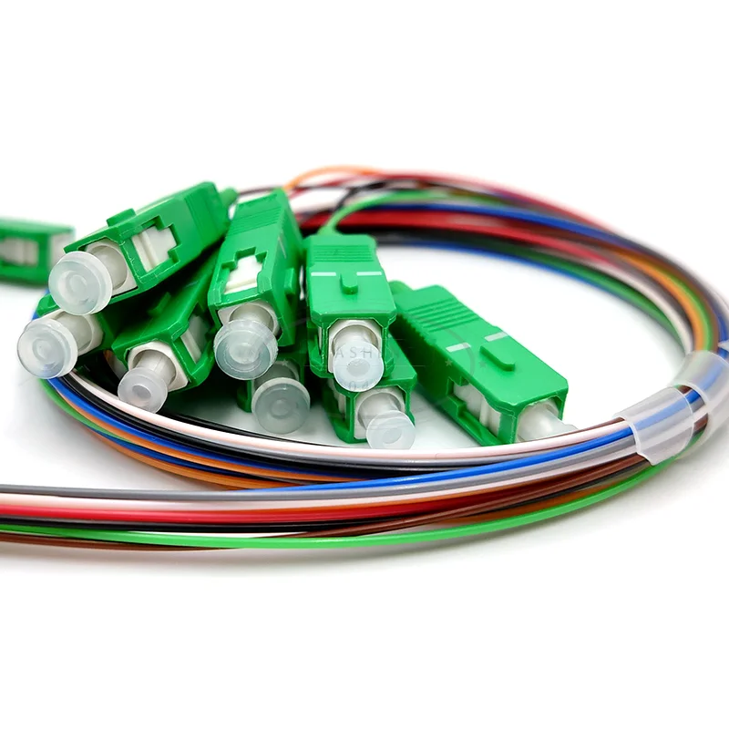 Волоконно оптический фоторазъем SCAPC 1X8 FTTH одномодовая simplex стальная труба SC