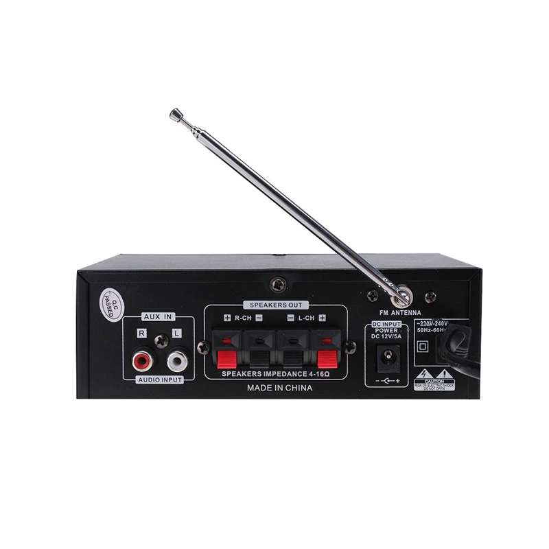 Аудио Мощность усилитель со штепсельной вилкой европейского стандарта 12/220V 2