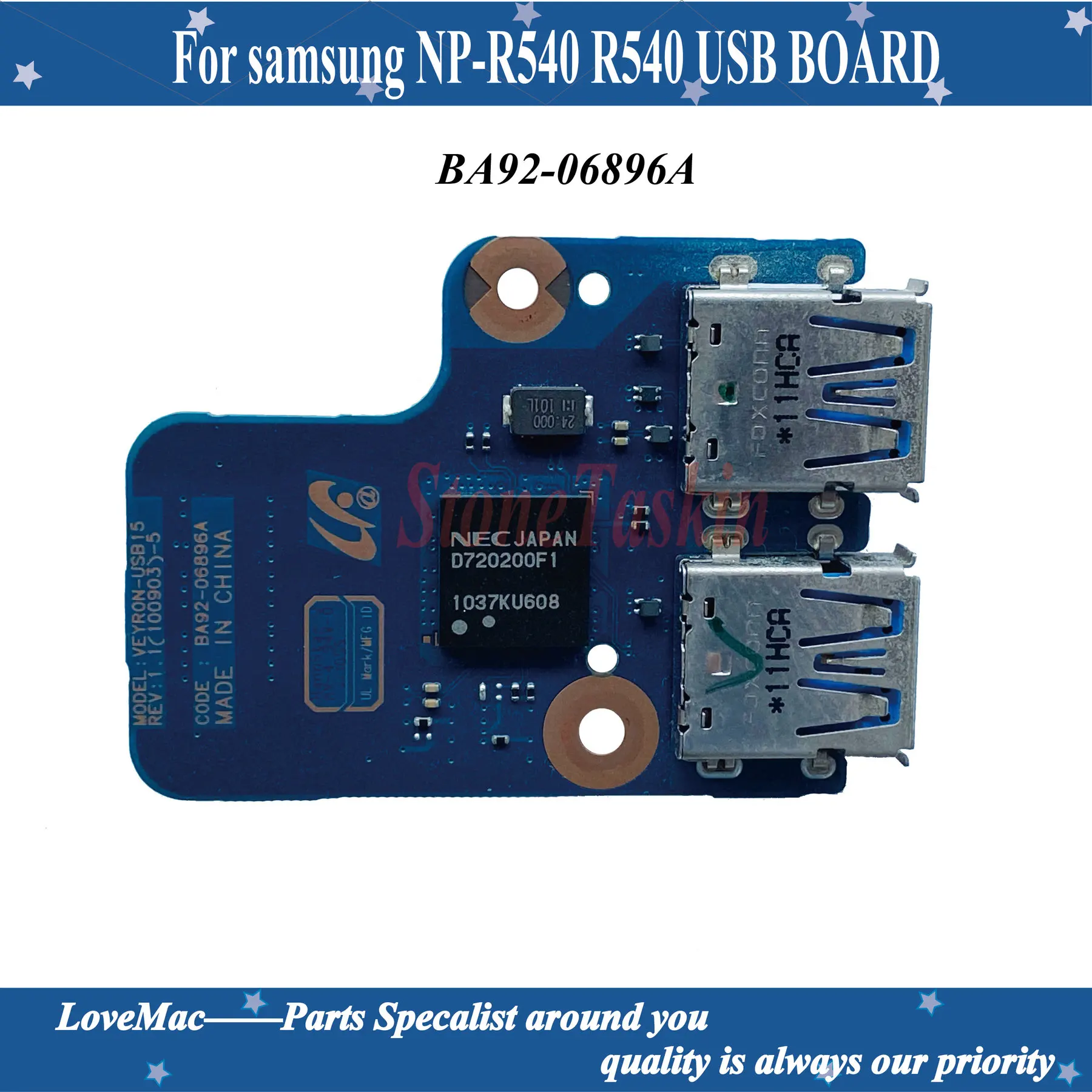 Original For samsung NP-R540 R540 laptop motherboard BA92-06896A USB board 100% tested | Компьютеры и офис