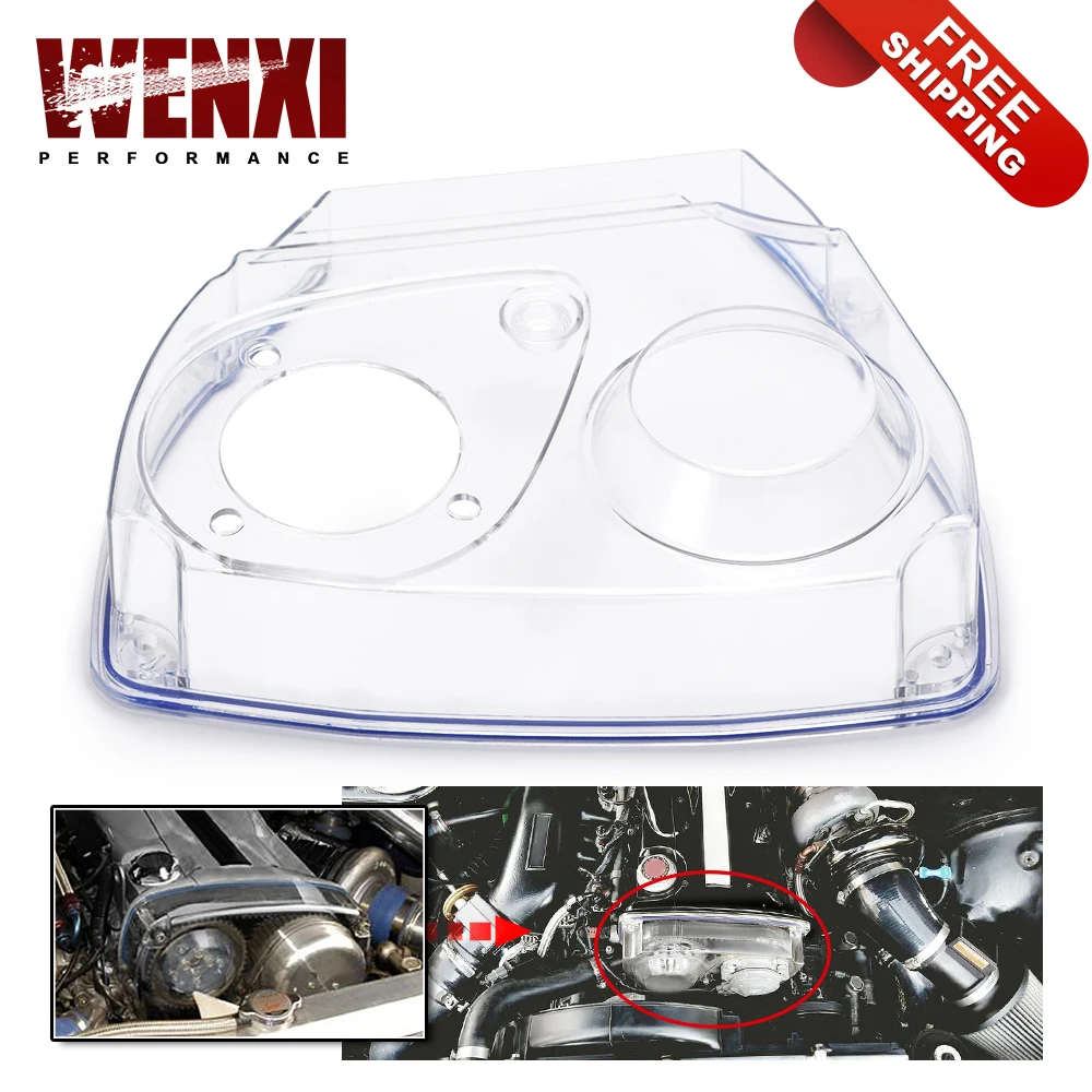 

Free Shipping Clear Cam Gear Timing Belt Cover Pulley For NISSAN Skyline R32 R33 GTS RB25DET WX6339