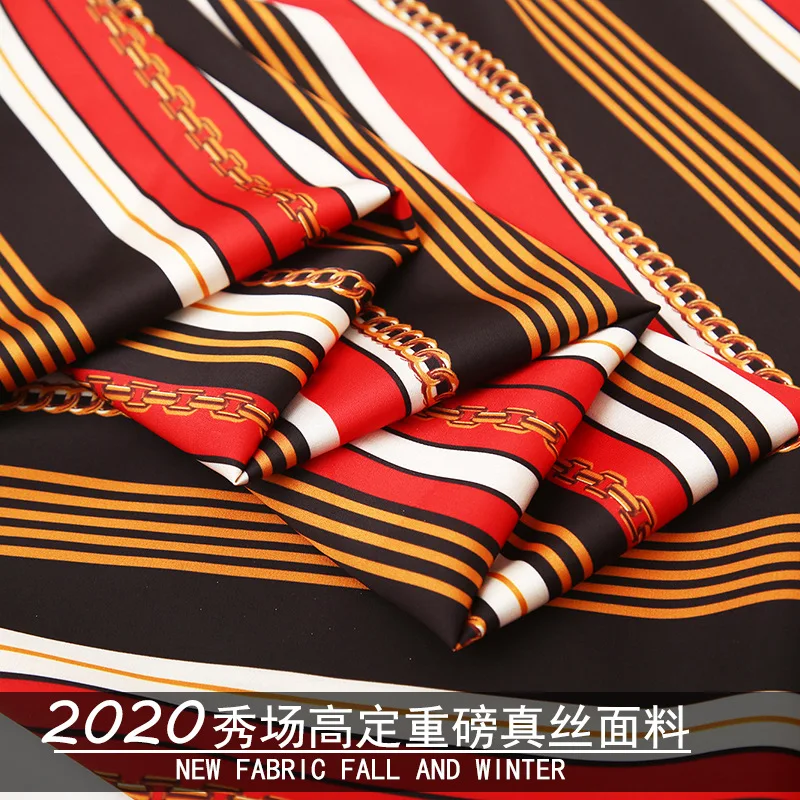 Весна лето 2020 19 мм шелковая тянущаяся атласная цепочка с улучшенным цифровым