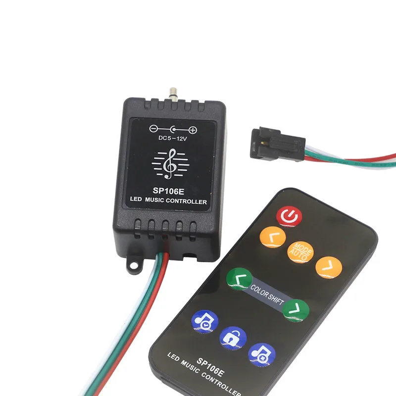Светодиодный музыкальный контроллер SP106E с 9key цифровой музыки WS2811 /WS2812B /SK6812 /1903