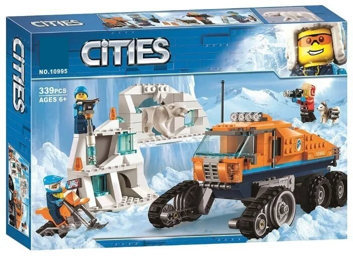 Конструктор Грузовик ледовой разведки 10995 (60194) City Сити Cities Urban блочный детский