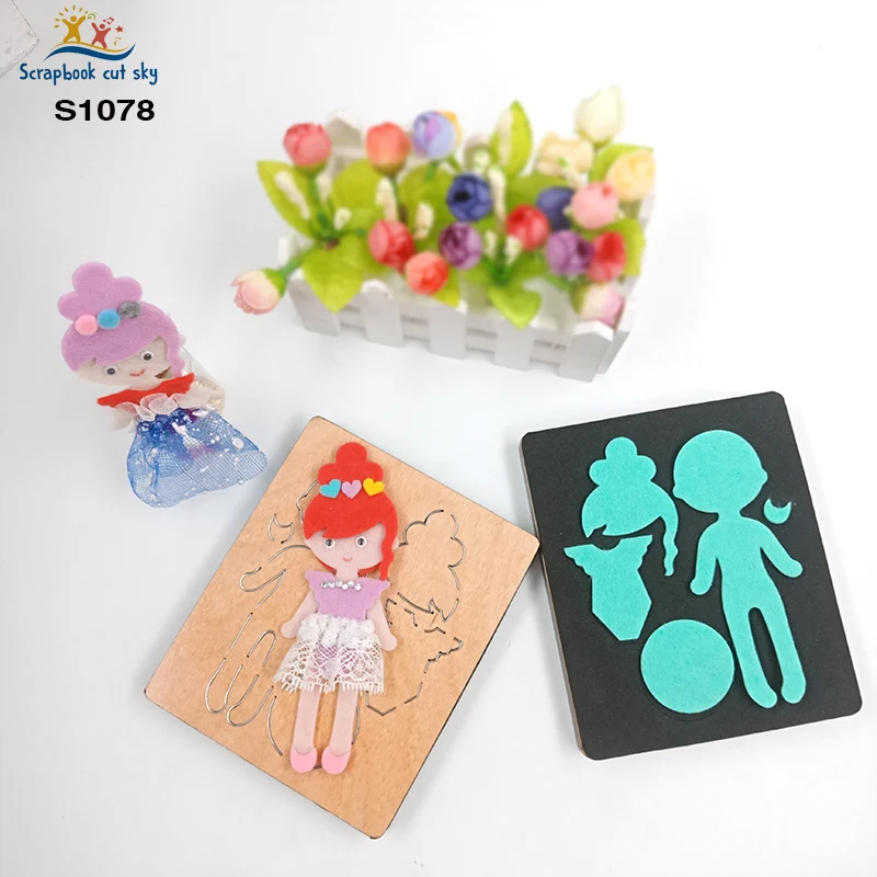 

Girl S1078 Muyu Wooden Mold Scrapbook Dies Suitable For Market General Machines
