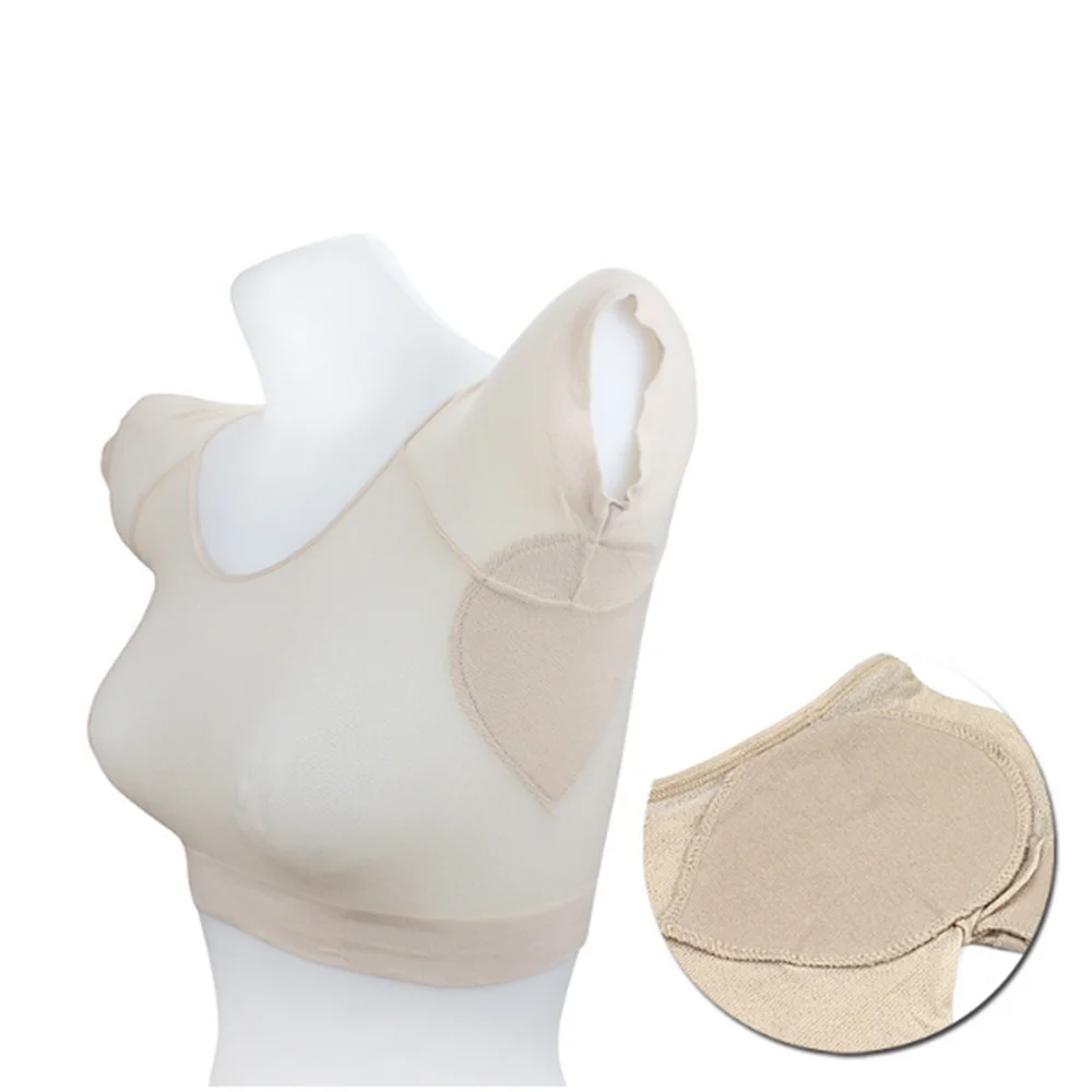 

1 Pc T-shirt Shape Sweat Pads Reusable Washable Underarm Armpit Sweat Pads Perfume Absorbing Anti Sweat for Women Set