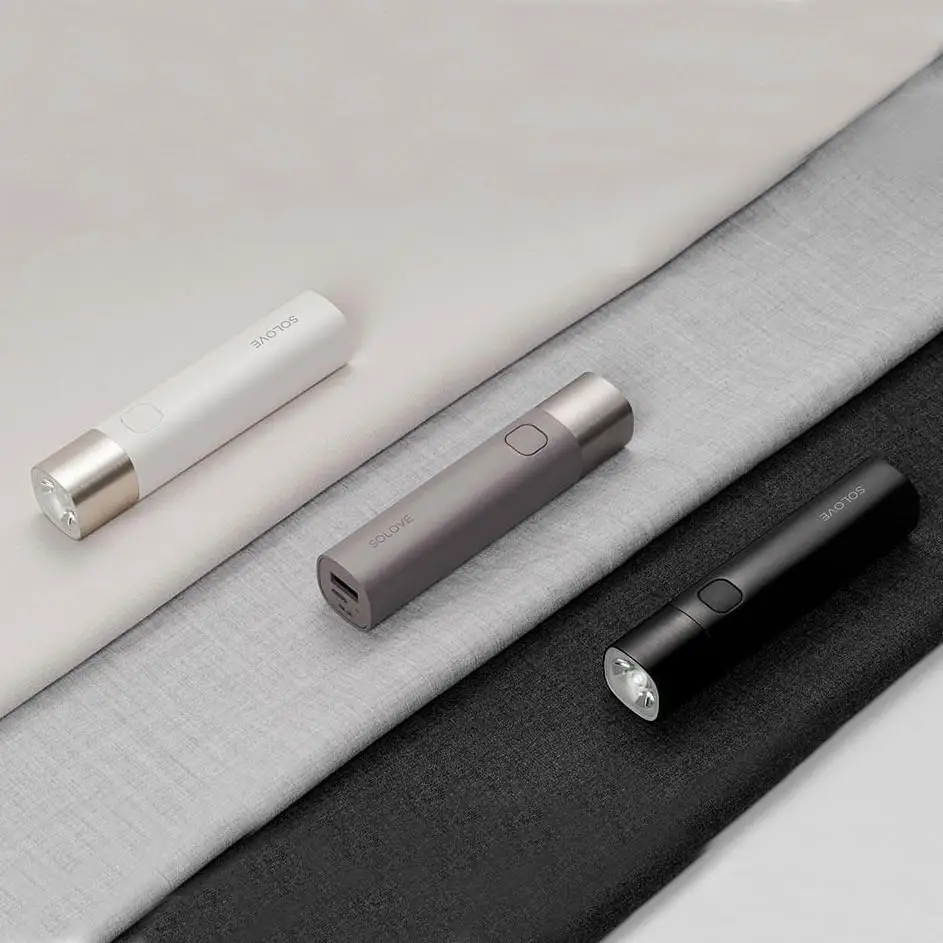 Xiaomi Mijia Solove X3 перезаряжаемый фонарик с яркостью и USB для повседневного