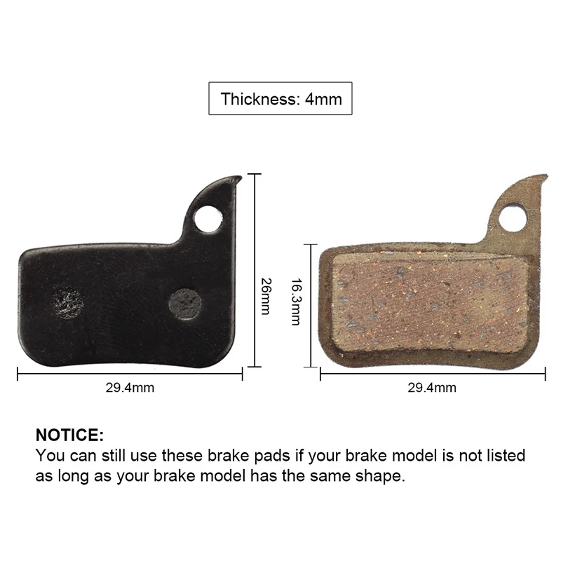 

4 Pairs Bicycle Hydraulic Disc Brake Pad for SRAM HRD B1 HRD Force 22 HRD CX1 MTB Parts & 1set T6 LED Bicycle Light
