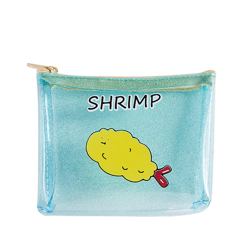 Милый кошелек для монет девочек Модная прозрачная короткая Сумочка Для ключей с