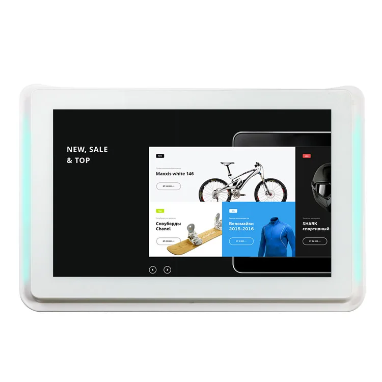 

Conference meeting room booking system wall mount 15.6 inch full HD 1920x1080 POE tablet with LED light