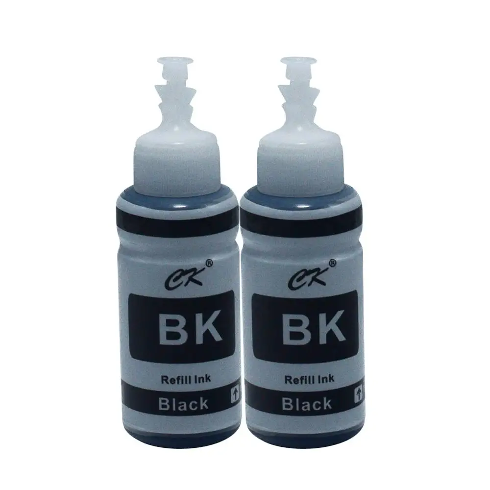 Чернила для принтера 4BK чернила заправки на основе красителя Epson L355 L350 L362 L366 L550 L555