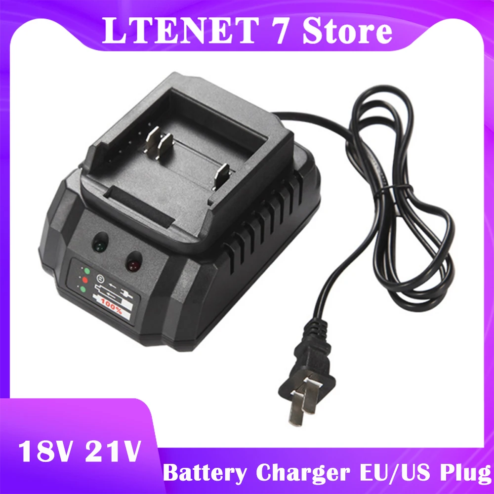 

18V 21V Battery Charger EU/US Plug Power Tool Portable High Power Smart Fast Li-Ion Battery Charger For Makita Replacement