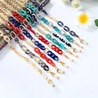 Цепочка для очков kissme многоцветная, акрил, многофункциональная цепочка для солнцезащитных очков, бижутерия, 2021