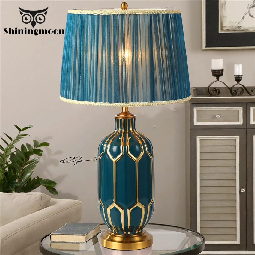 Французский кантри настольная лампа Китайская классическая Настольные лампы