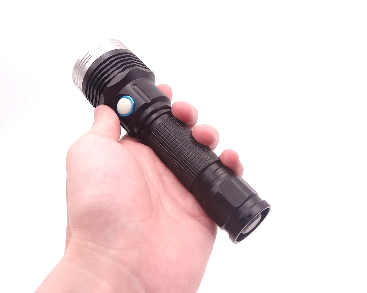 Головка из нержавеющей стали 18650 USB флэш светильник Luminus SST 20 200 метров дальность