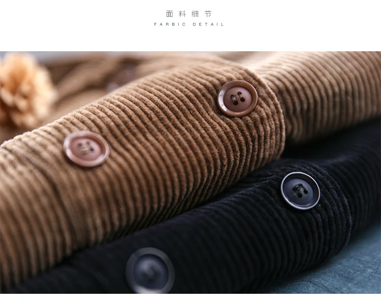 Spring Autumn Womens Loose Hooded Jacket Women Corduroy Jackets Short Coats Female Vintage Outerwear Women Cropped Jacket