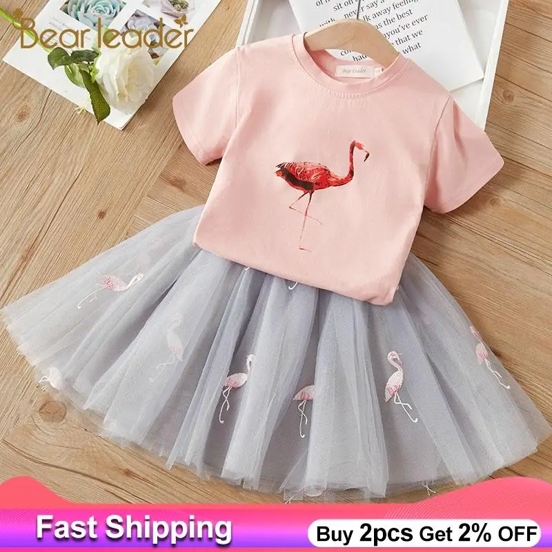Bear Leader/Детские нарядные платья для девочек новое летнее платье принцессы с