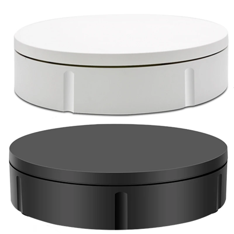 

7 Speeds Electric Turntable Display Stand 360 Degree Rotating Table Watch Jewelry Holder with Remote Control J08 21 Dropshipping