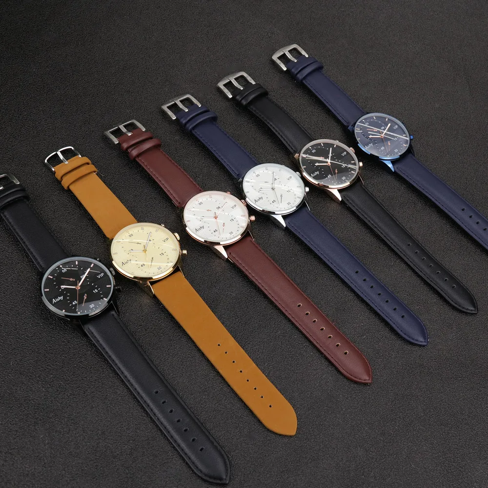 

Top Brand Aishy Men's Fashion Simple Business Watch for Men Stainless Steel Band 30m Water Resistant Relogio Masculino