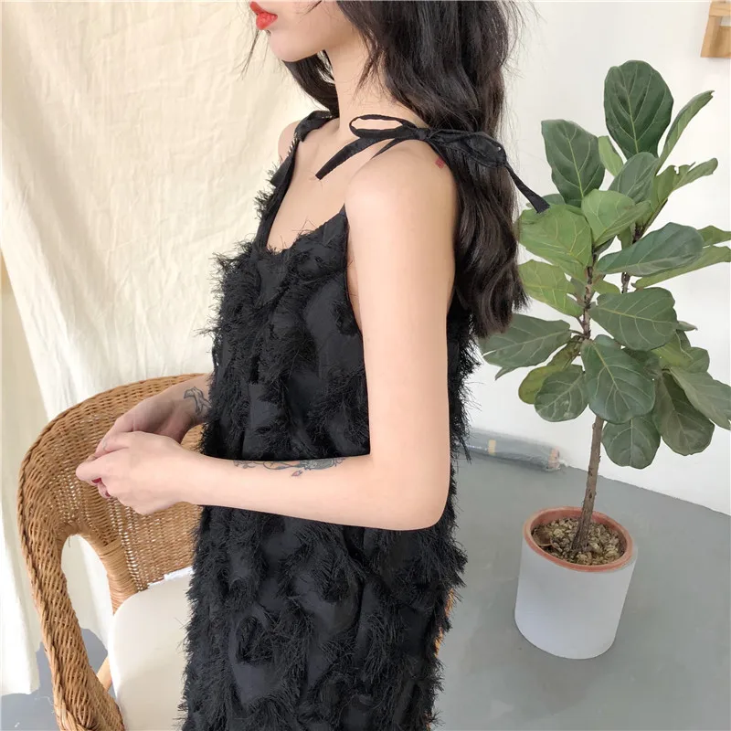 Женское летнее платье с объемным цветком длинное перьями свободные шифоновые