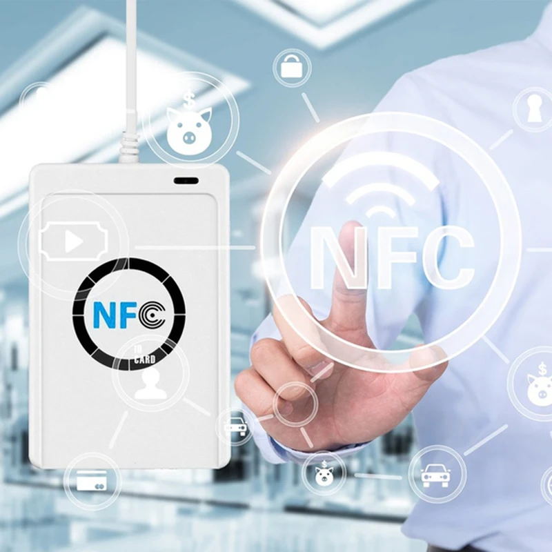 ACR122U оригинальный USB NFC RFID кардридер записывающее устройство для всех 4 типов