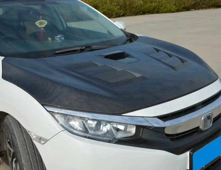 Передний бампер из углеродного волокна Крышка вентиляционного отверстия капота