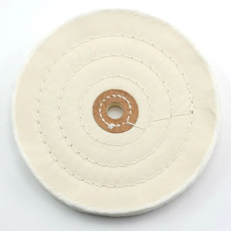 

150mm Cloth Polishing Buffing Wheel Cleaning Pad Power Grinder Tool 50 Layers Of Durable Spiral Seam Hot Sell Flannel Cotton