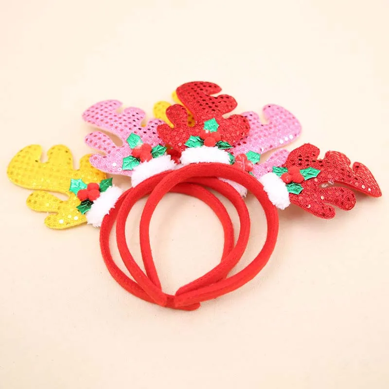 Милу олень рога повязка на голову рождественское платье аксессуары для волос