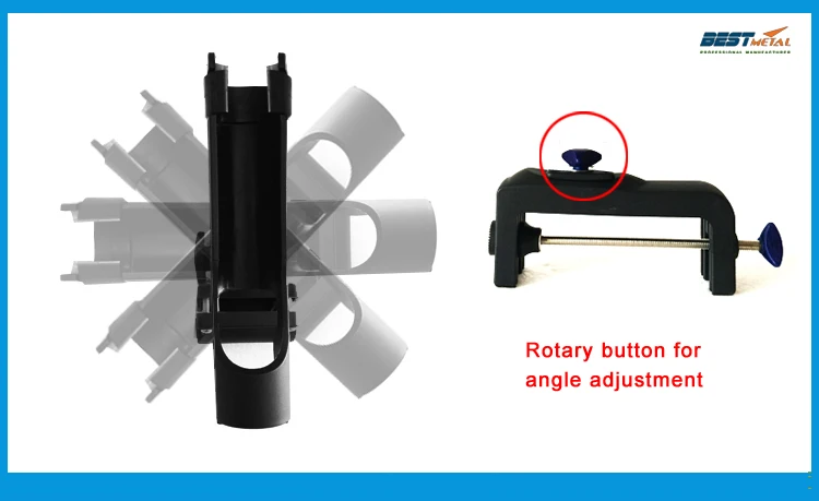 2 шт. 360 градусов регулируемые держатели для удочек зажим на съемном каяке опорный