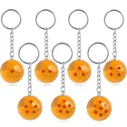 Брелок с экшн-фигуркой из аниме Драконий жемчуг Z, 1-7 звезд, аксессуары для косплея, подвеска из смолы, детская игрушка, рождественский подарок