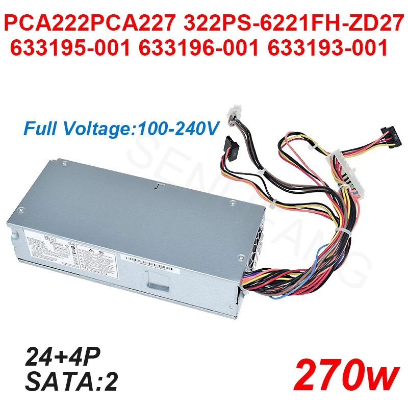 Fonte de Alimentação Fonte de Alimentação para hp Nova para Pca222 Ps-6221-9 7 Pca322 633193-001 633195-001 633196-001 D10-220p1a hp s5 Pca227