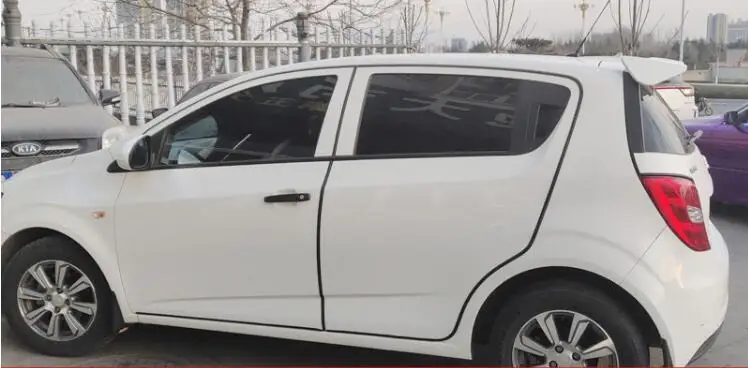 Спойлер для заднего крыла автомобиля из АБС пластика Aveo 2009 2017 Chevrolet Aveo|Спойлеры и